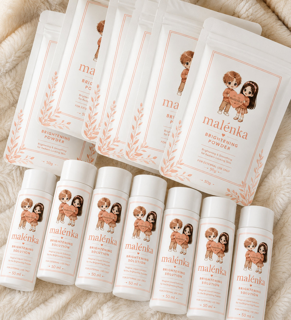 Maleńka glow set (Home Spa Skin Care Kit)
