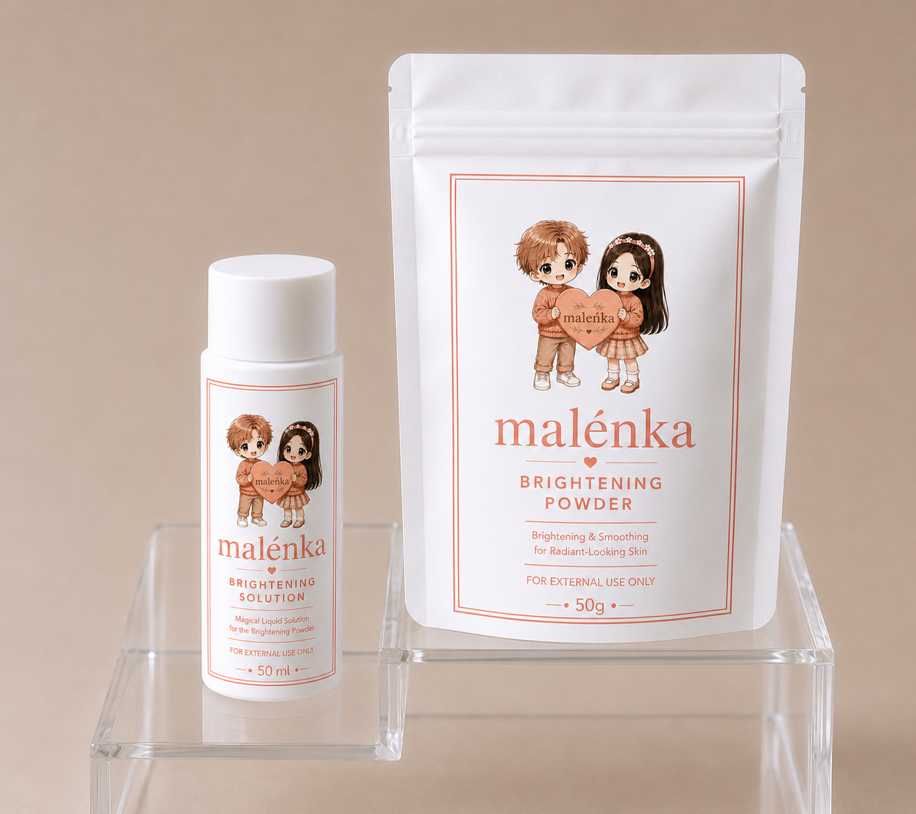 Maleńka glow set (Home Spa Skin Care Kit)