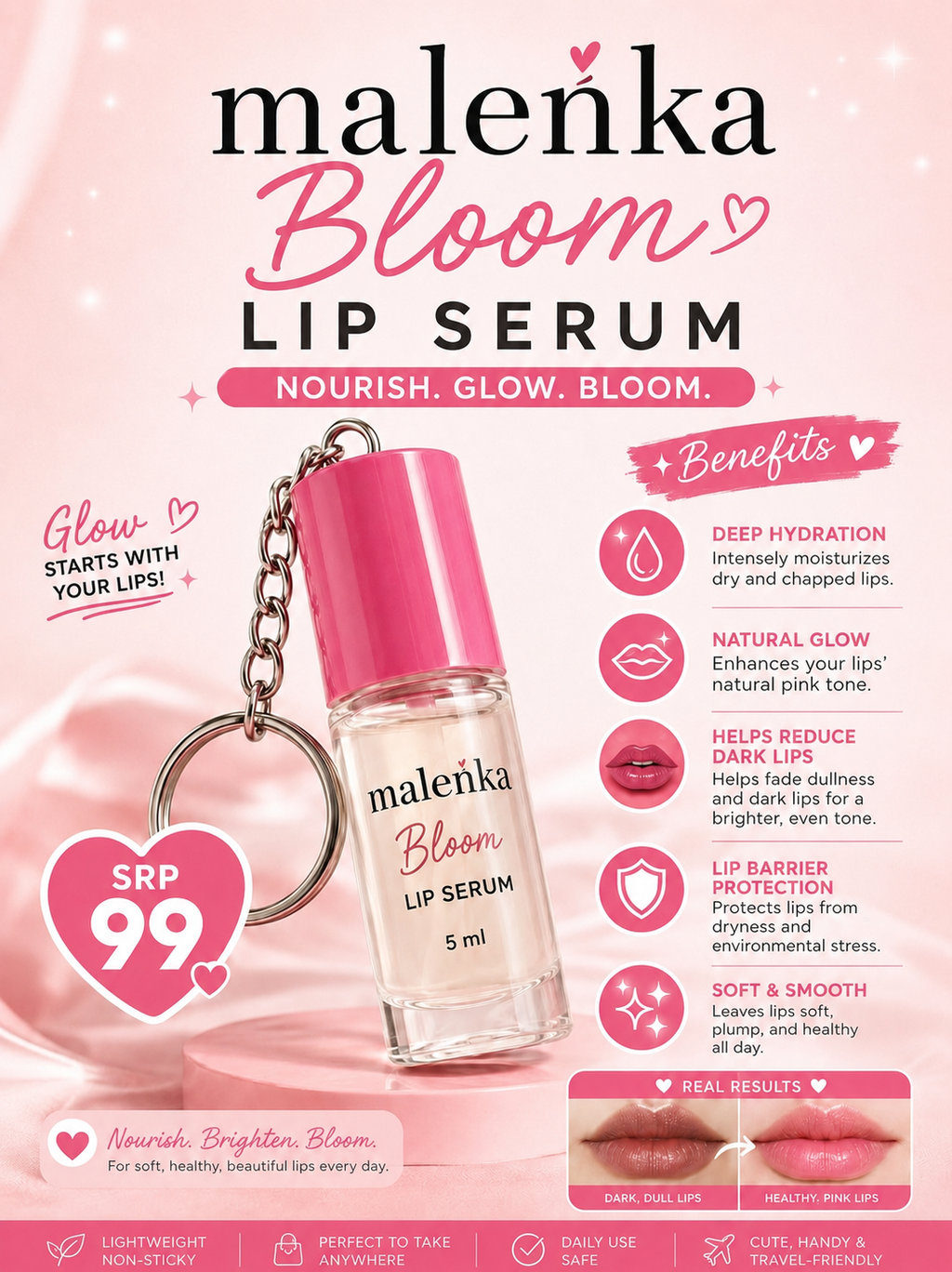 🌸 Maleńka Bloom Lip Serum🌸