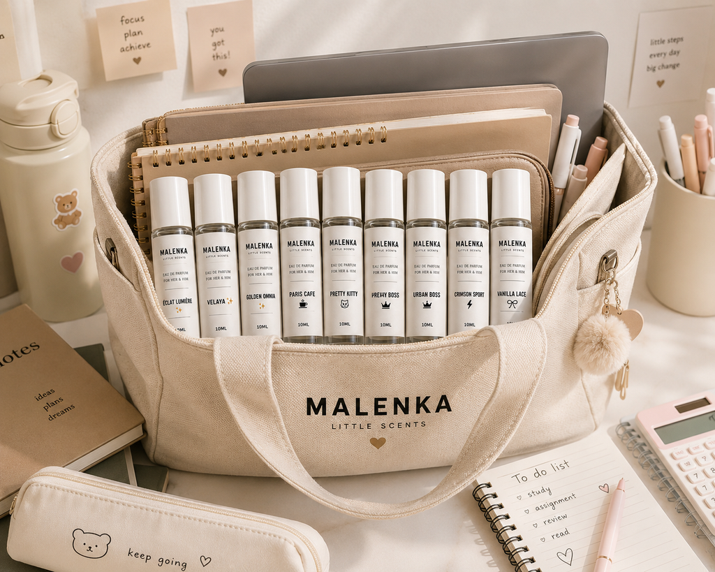 ✨🎀 𝗠alenka 𝗟𝗶𝘁𝘁𝗹𝗲 𝗦𝗰𝗲𝗻𝘁𝘀™ 🎀✨ 💖 𝗟𝗼𝗻𝗴-𝗟𝗮𝘀𝘁𝗶𝗻𝗴 𝗥𝗼𝗹𝗹-𝗢𝗻 𝗘𝗮𝘂 𝗱𝗲 𝗣𝗮𝗿𝗳𝘂𝗺 💖🌸 (10𝗺𝗹 | 𝟴 𝗦𝗶𝗴𝗻𝗮𝘁𝘂𝗿𝗲 𝗦𝗰𝗲𝗻𝘁𝘀) 🌸