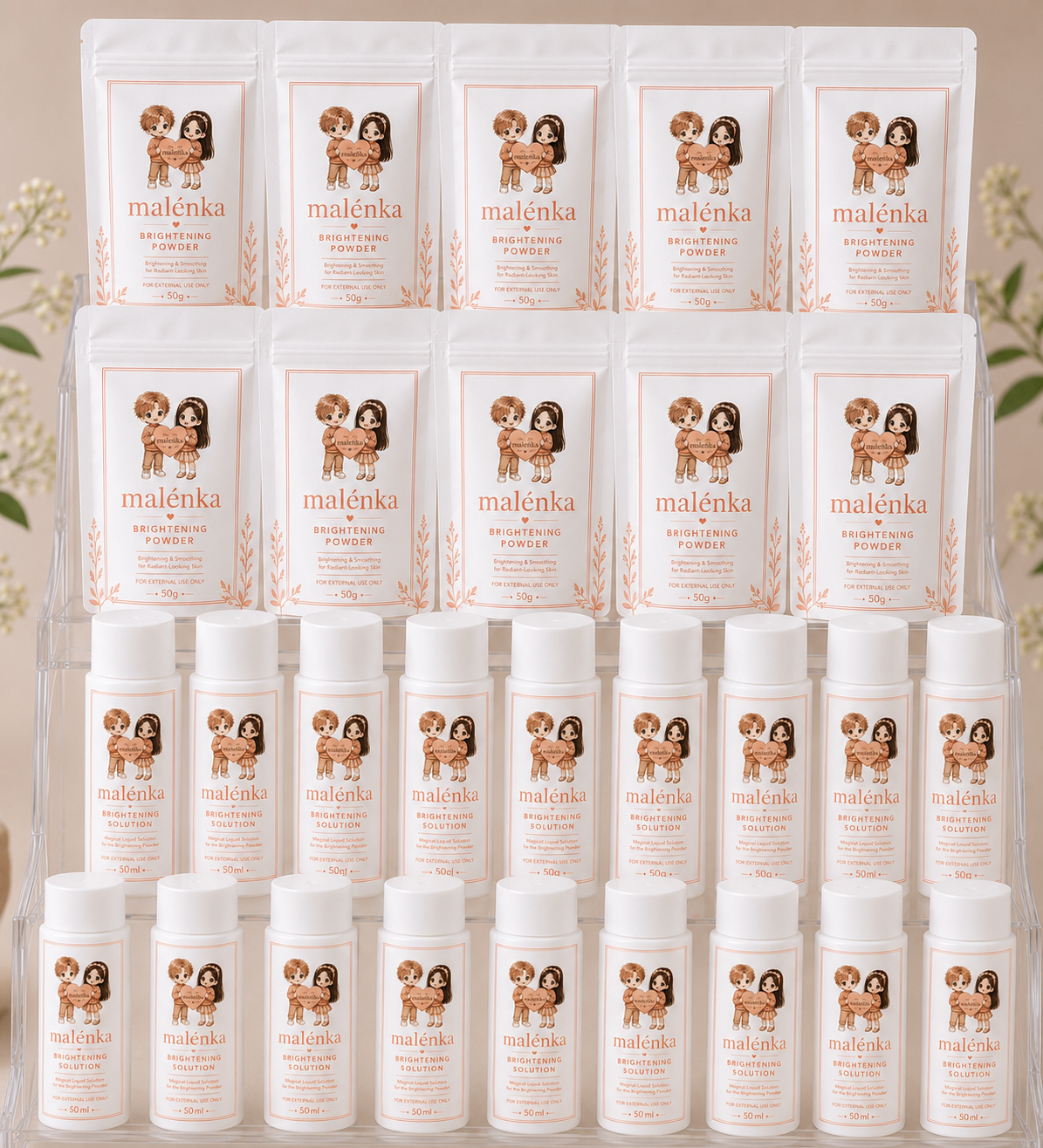 Maleńka glow set (Home Spa Skin Care Kit)