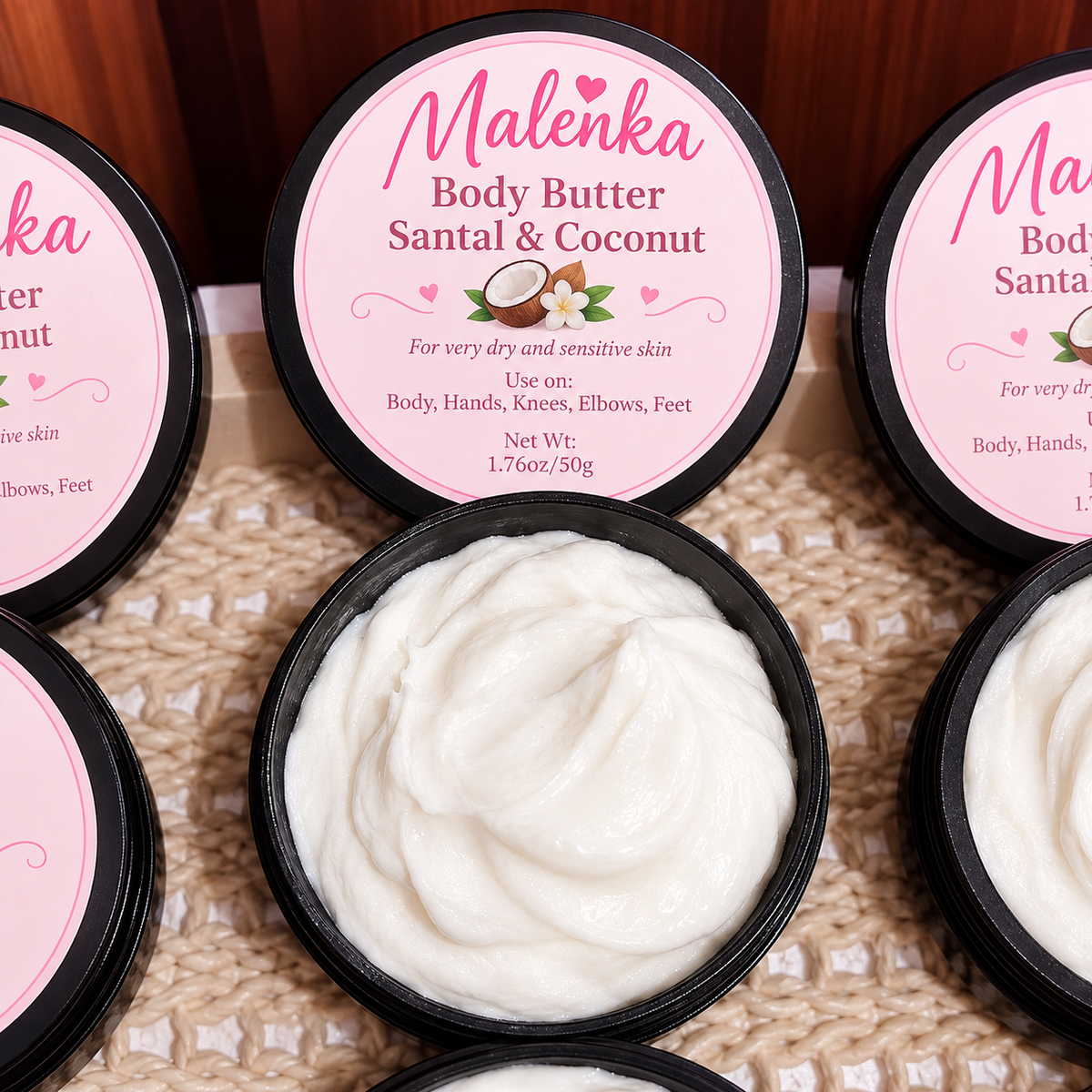 🌸 Malenka Organic Body Butter — 4 Variants